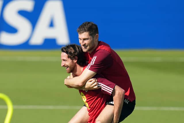 Joe Allen trained with the full squad on Wednesday as he seeks to be fit in time after being out for two months with hamstring damage.