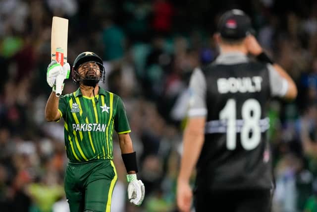 The drop was something of a sliding doors moment for Babar, whose 53 off 42 balls in a 105-run opening stand alongside Mohammad Rizwan was crucial as Pakistan reached a 153 target with five balls to spare.