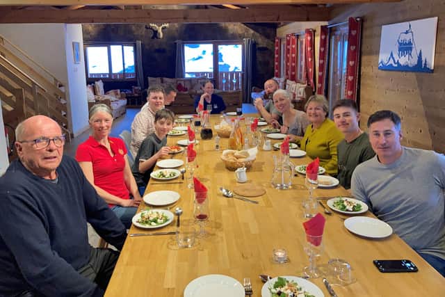Staying in a chalet, we find a mix of ages and abilities, and natural ski-ing companions. It’s a sociable environment, so don’t expect a huge amount of privacy. Breakfast and dinner are taken en masse – but informally – with the chalet hosts, whose job in part is to bring the whole group together.