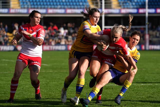 Goldthorp is equally adept at a number of sports, having also captained Yorkshire’s cricket team at junior level, but honed her love for rugby league having stood on the terraces of the famous ground since the age of six watching stars like Kevin Sinfield and Rob Burrow.