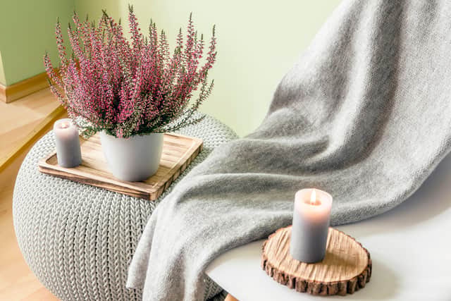 As well as moving the lights in her home to new locations to give each room a cosier feel, Simpson says she alters the fragrance to reflect the changing season.