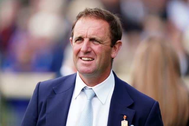 “I think a mile and a quarter suits him. We saw him last year in the Arc – he travelled supremely well and turning in, if you were a betting man you’d have had your house on him. Unfortunately, ground and that time of year caught him out.”