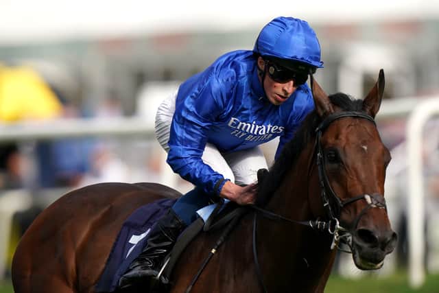 “We’ve seen what he’s done in the past and hoped he still had the enthusiasm for it. We’d seen what we wanted to see at home and it was the perfect gallop for him there.”