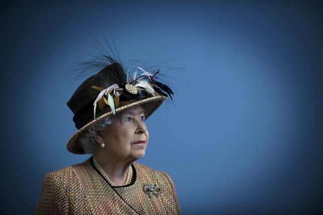 Edwards then read out the statement from the Palace while dressed in a dark suit, white shirt and black tie, in line with the BBC’s dress code for when a member of the royal family dies as a mark of respect.