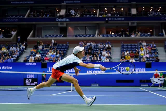 Sinner made a nervous start, double-faulting three times in his opening service game, and, although he quickly broke back, Alcaraz was hitting his shots with the greater conviction and deservedly took the first set.