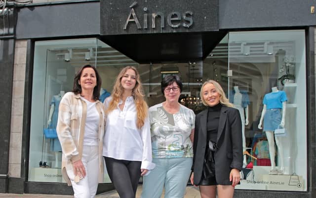 PIC: Áine Farrell, (Proprietor) Marlena Malek, Mary McCormack and Doireann Boylan