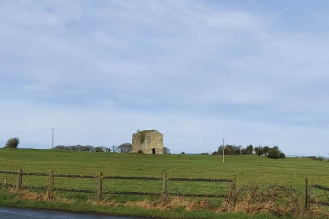 The tower itself is built from Limestone and limestone render and many of its architectural features have lasted the test of time. The arched stone roof and arched ceiling on the ground floor are fully in place along with the stairs which leads right to the top of the building. All the Corbels that support floor beams for the third floor are also present. For the right buyer this could be a great opportunity to restore and conserve this historic building and maybe uncover more of its history along the way.