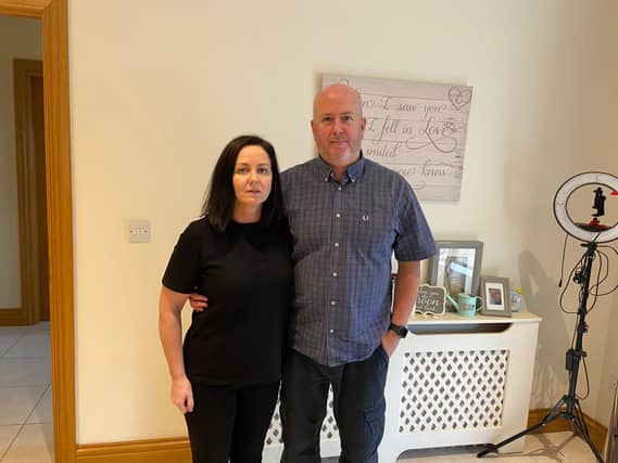 Mark and Christine Terry are hopeful for Adam's scoliosis surgery will proceed on October 29th.