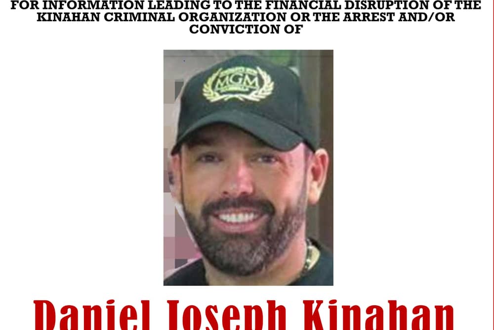 Daniel Kinahan wanted poster