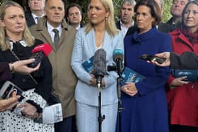 The Fine Gael team held a post-Budget canvass with commuters on Wednesday morning at Stephen's Green in Dublin