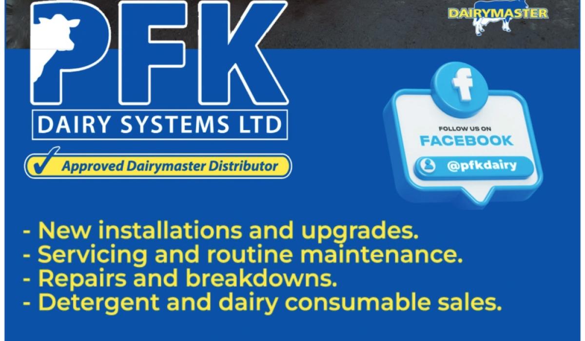 PFK Dairy Systems approved Dairy master Distributor Cork Live