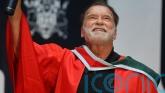 Arnold Schwarzenegger back in Belfast as he receives honorary degree