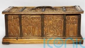 Rare ivory casket adorned with medieval romantic scenes at risk of leaving UK
