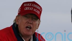 Former US president Donald Trump arrives in Ireland