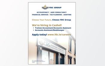 Job Alert! FDC group in Cashel are now hiring for four different positions