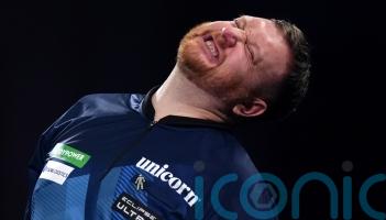 Cameron Menzies punches table in frustration after defeat to Charlie Manby