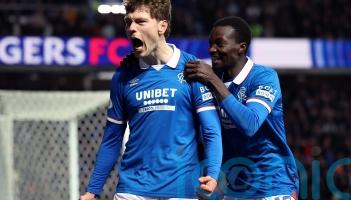 Rangers close gap on leaders Hearts with victory over 10-man Kilmarnock