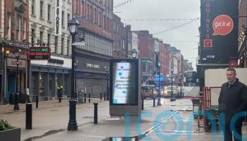 Bus crashes in Dublin City Centre