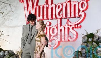 Margot Robbie goes sheer at Wuthering Heights premiere in London