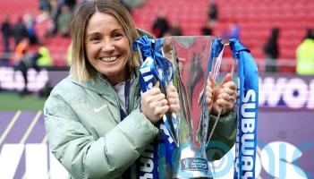 Sonia Bompastor cannot hide her delight after Chelsea retain Women&rsquo;s League Cup