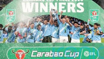 Nico O&rsquo;Reilly double sinks Arsenal to give Manchester City Carabao Cup glory