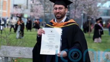 Palestinian tech student tops class at Dublin university
