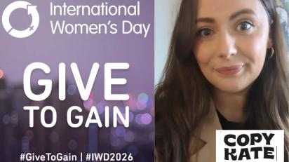 Kate Higham from CopyKate shares her insight ahead of International Women's Day