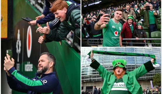 FAN PICTURES: Were you at the Ireland v Wales Six Nations game in Dublin's Aviva Stadium? Photos here!
