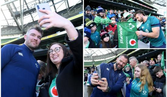 FAN PICTURES: Were you at the Ireland Rugby Open Training Session? Photos here!