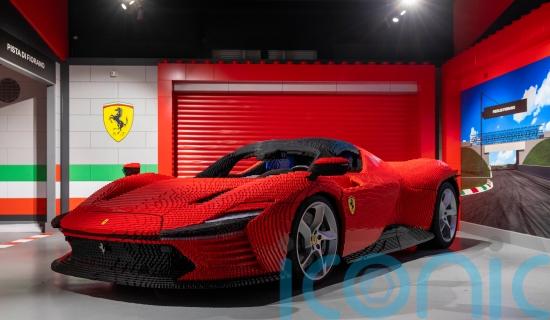 Life-size Lego model of luxury sports car unveiled