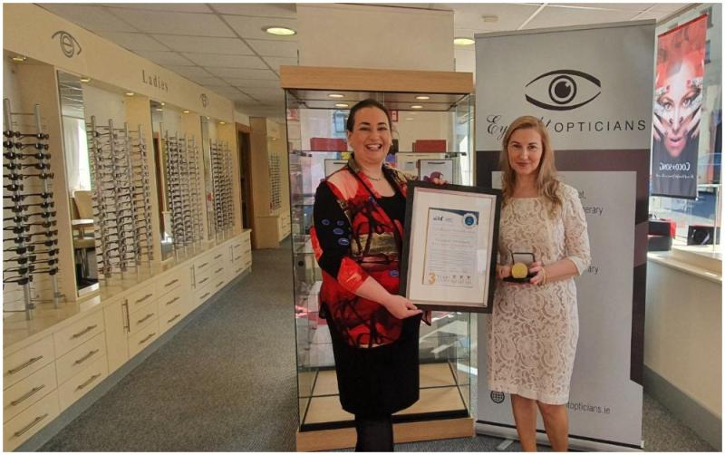 Eyesight Opticians named Munster Opticians Of The Year 2022