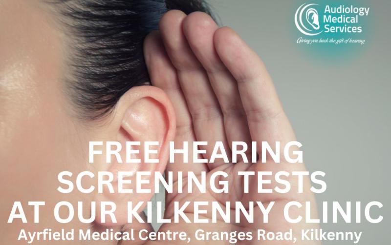 Free adult hearing screening tests at Ayrfield Medical Centre, Kilkenny