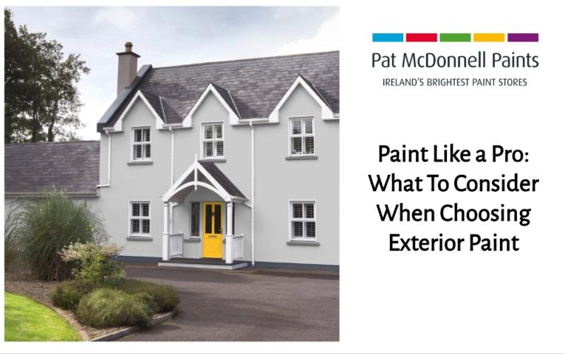 Paint Like a Pro: What to consider when choosing exterior paint