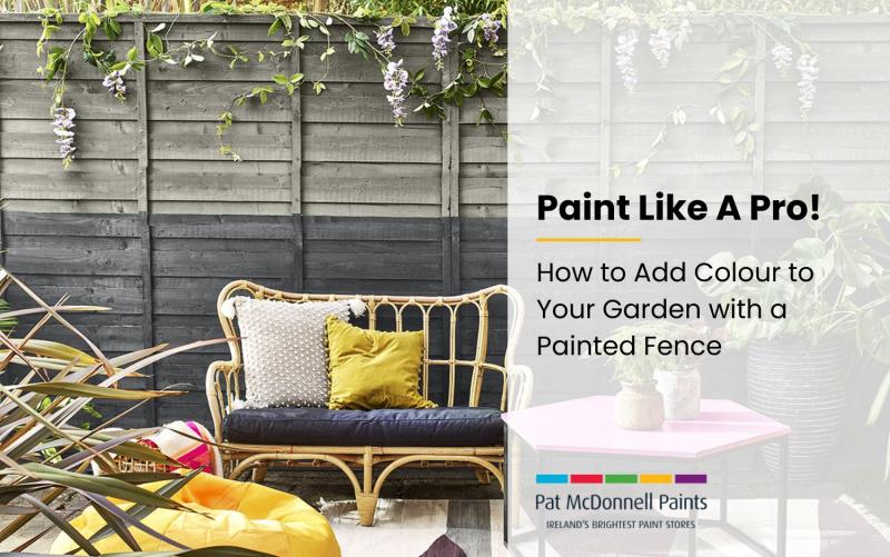 Paint Like a Pro: How to Add Colour to Your Garden with A Painted Fence