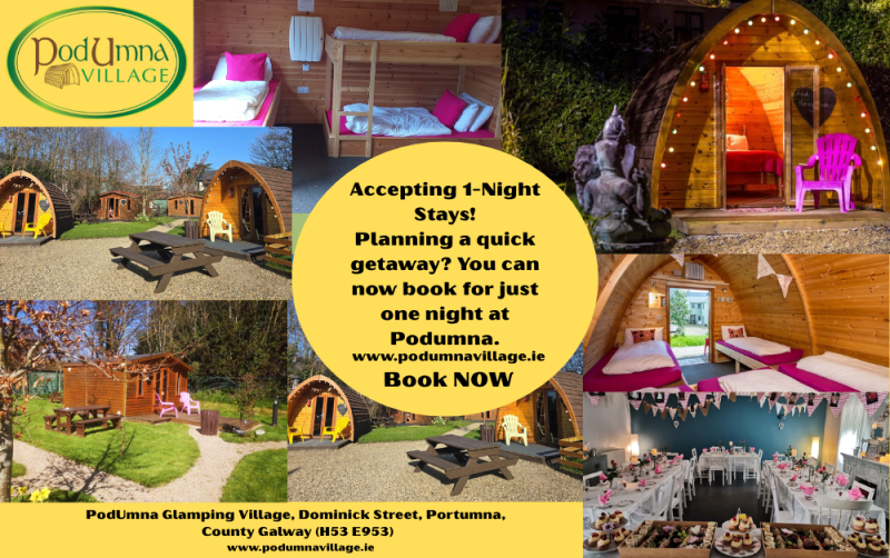 Discover Portumna&rsquo;s Podumna Village &ndash; Affordable one-night glamping now open for bookings