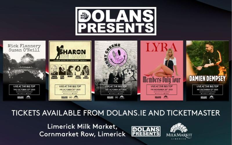 Dolans Presents: Live at the Big Top 2025 – A Stellar Lineup in Limerick