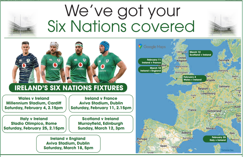 We've got your Six Nations covered! The best venues in Limerick to watch the rugby this year