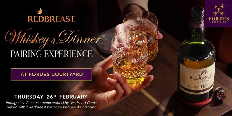 Meet the chefs behind the highly anticipated Redbreast Whiskey & Dinner Evening at Fordes Courtyard