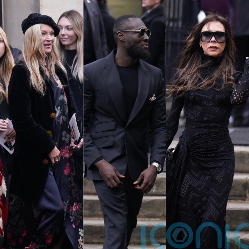 Kate Moss and Victoria Beckham among stars at Vivienne Westwood memorial