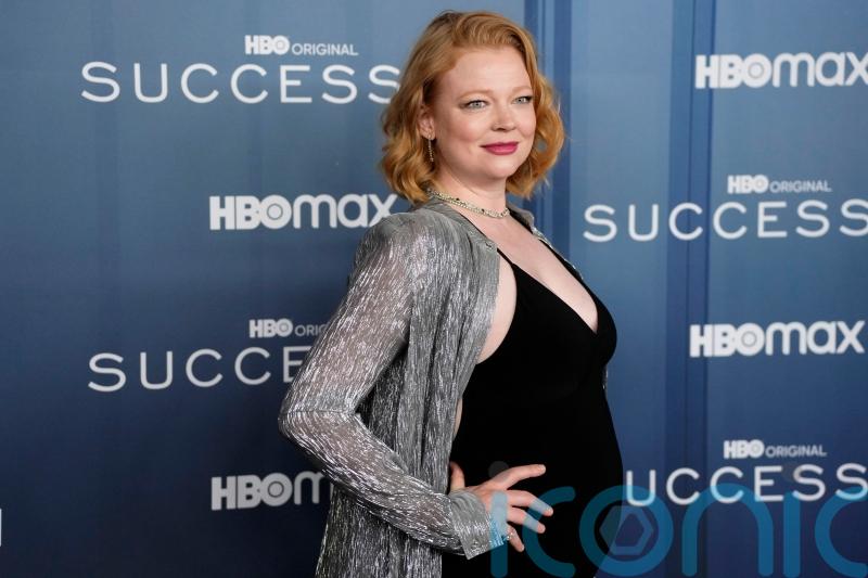 Sarah Snook reveals pregnancy at Succession series four premiere
