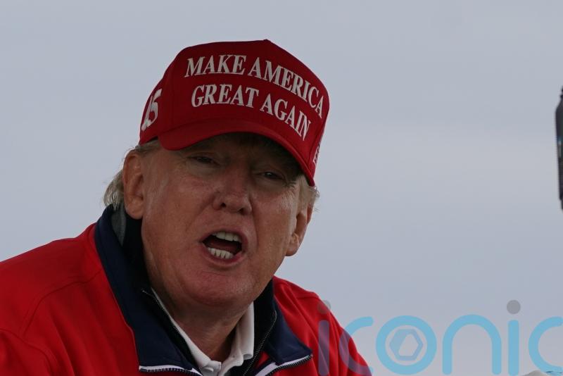 Former US president Donald Trump arrives in Ireland