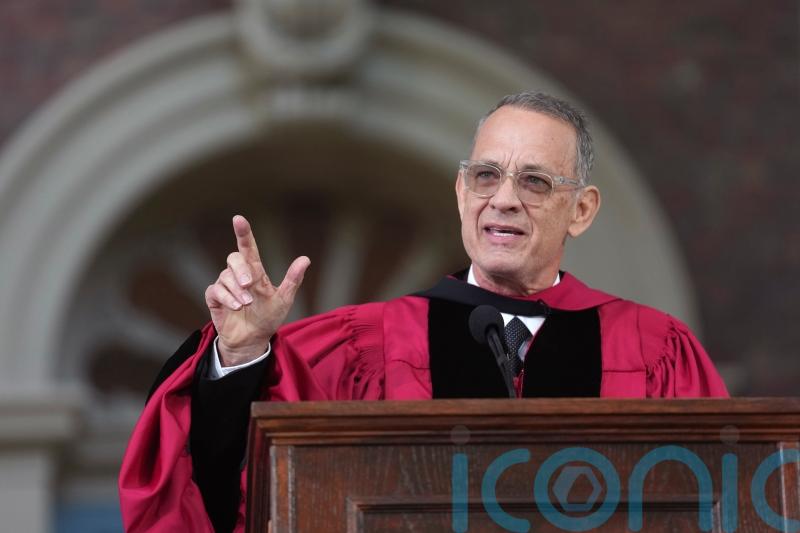 Tom Hanks tells Harvard graduates truth is no longer a public service benchmark