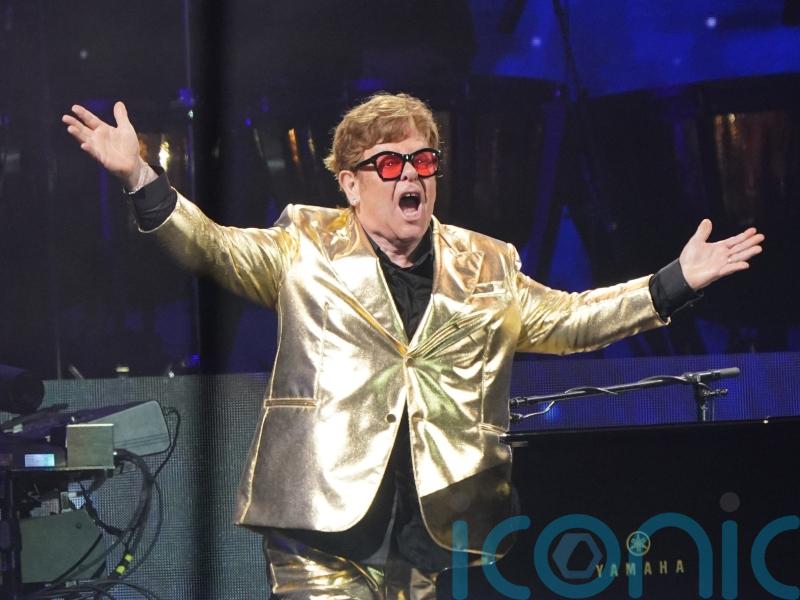 Sir Elton John departs UK stage with hits-filled Glastonbury set