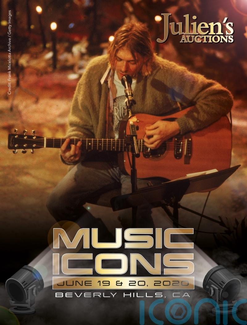 Guitar played by Kurt Cobain at Nirvana&rsquo;s last performance to go to auction