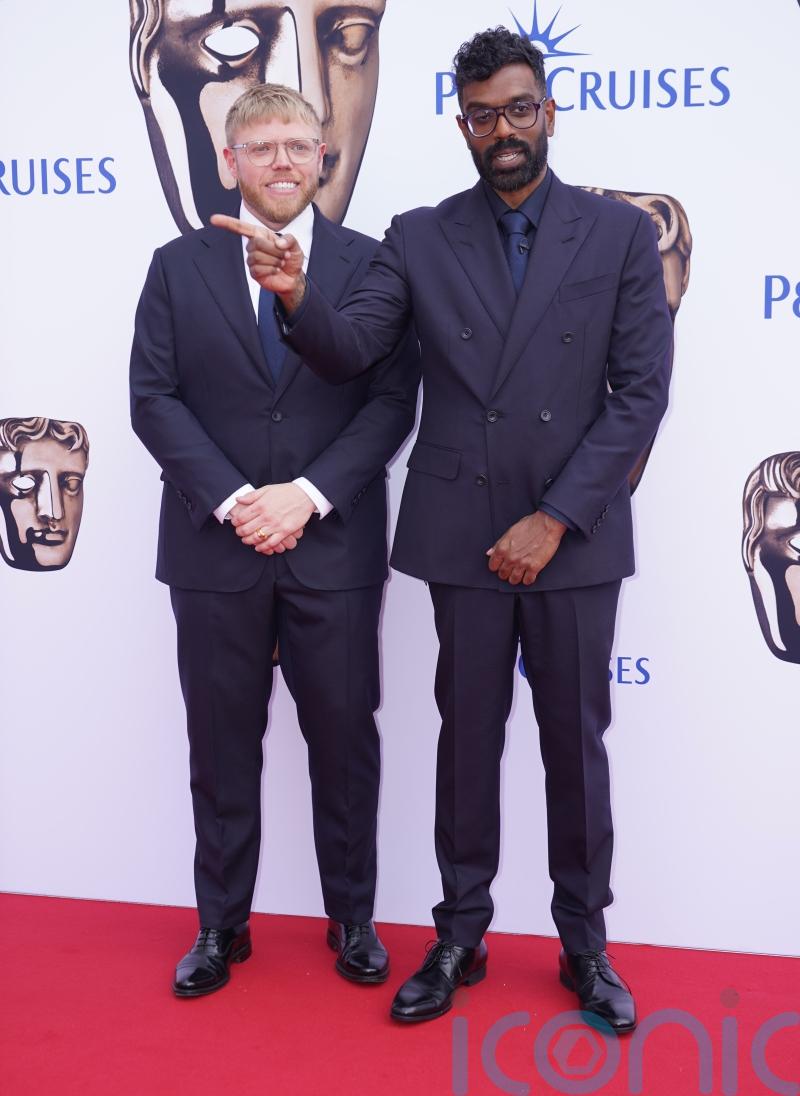 Romesh Ranganathan and Rob Beckett to return as hosts for Bafta TV Awards