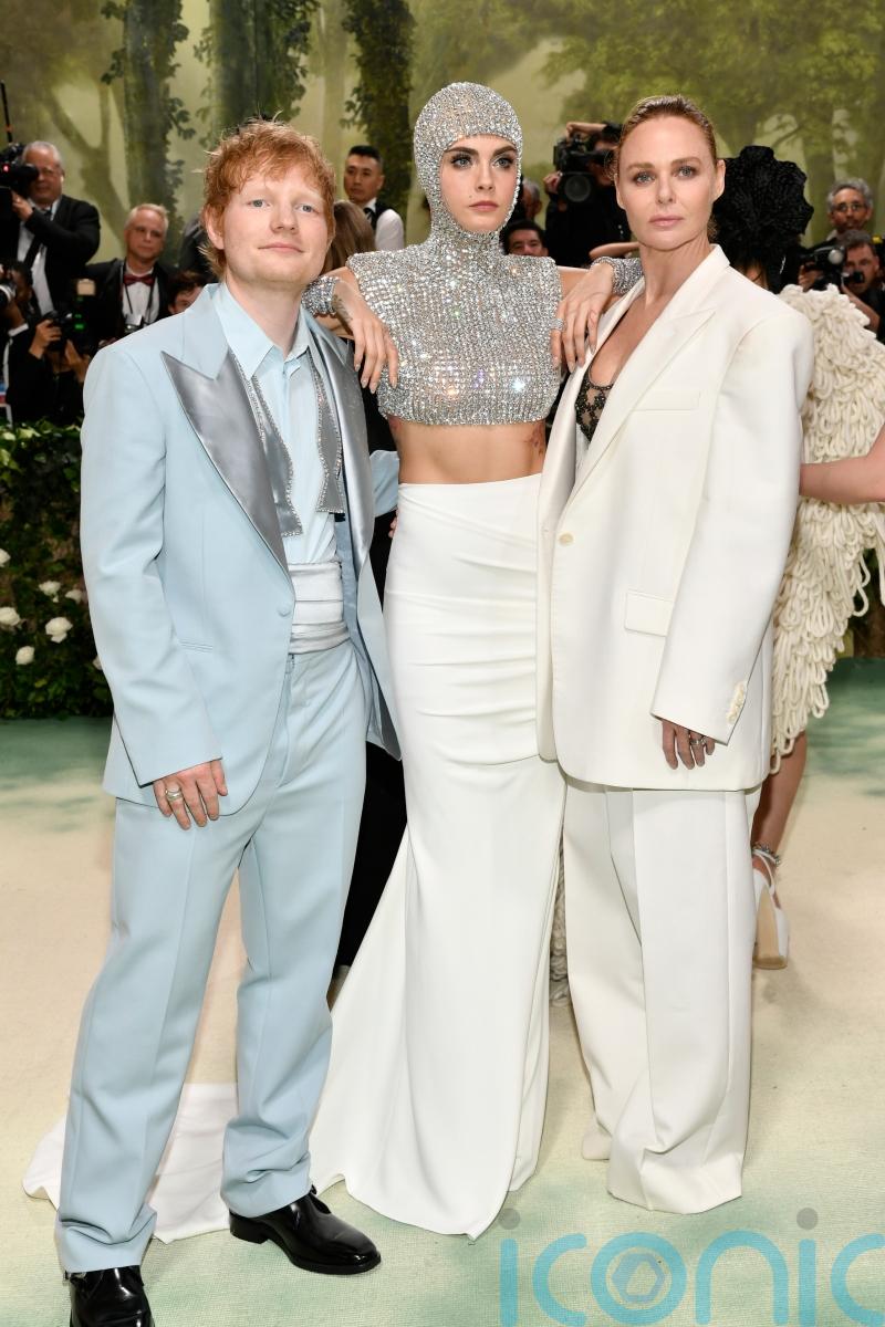 British stars Ed Sheeran and Cara Delevingne support sustainability at Met Gala
