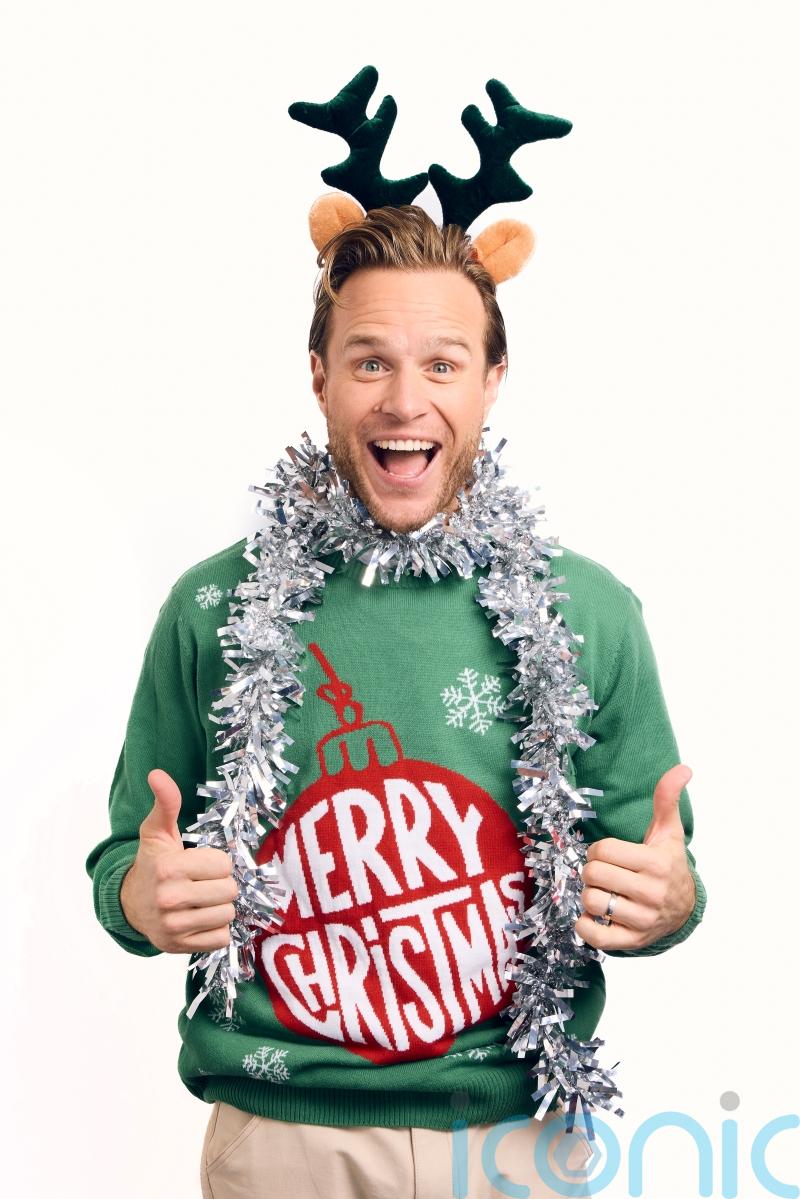 Olly Murs among celebrities wearing second-hand items for Christmas Jumper Day