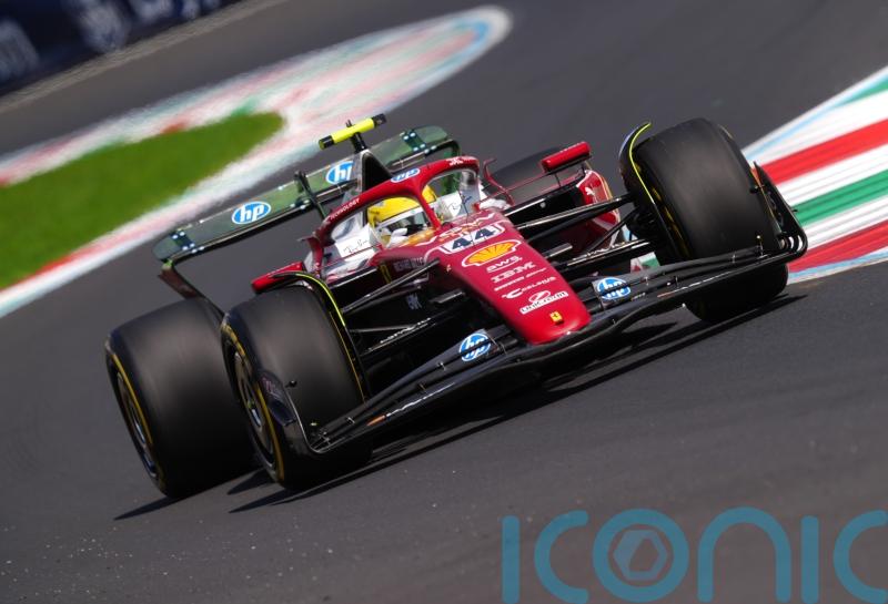 Lewis Hamilton leads Ferrari one-two in opening practice at Italian Grand Prix