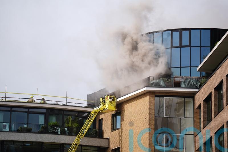 Firefighters tackle blaze at BBC’s former HQ Television Centre