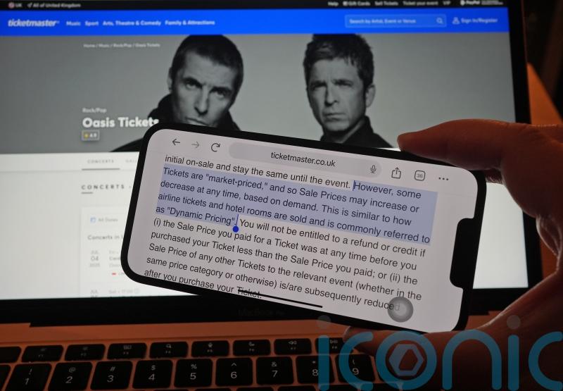 Ticketmaster to change pricing information after probe into Oasis tickets row